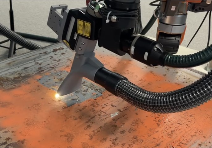Laser decoating